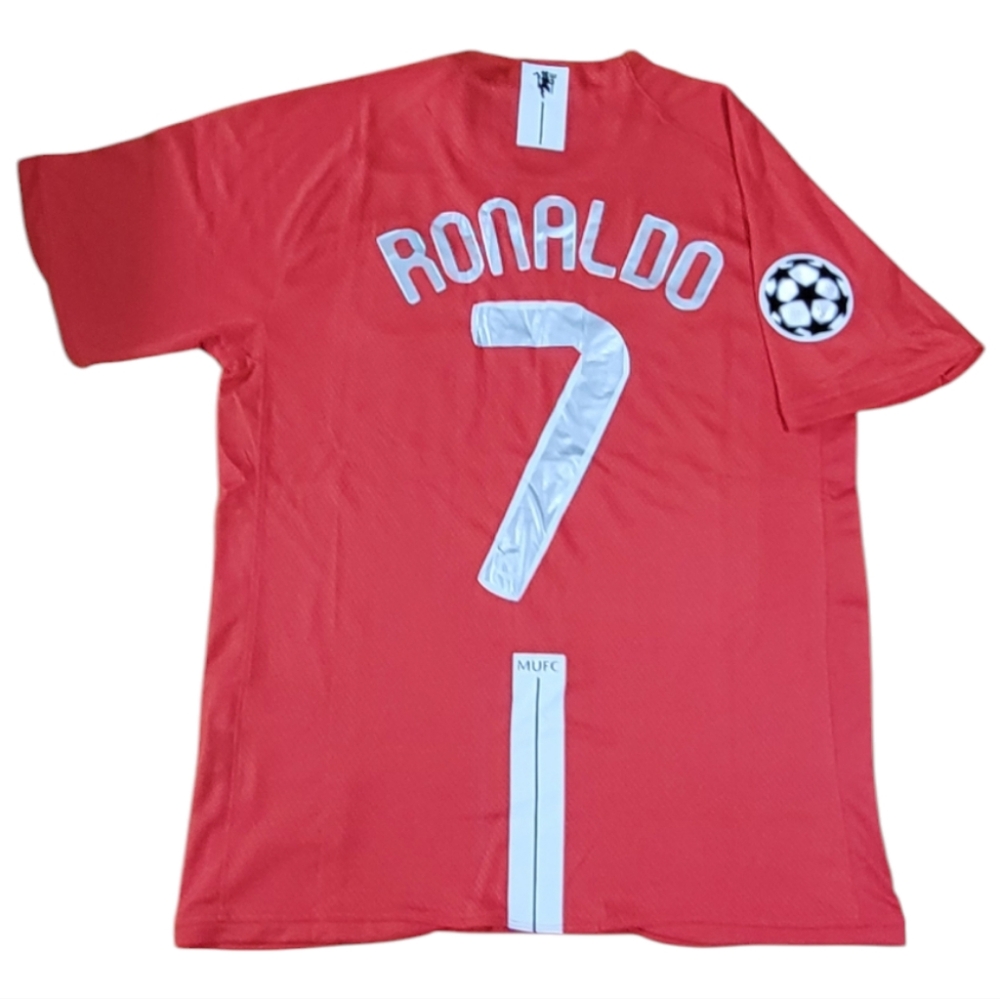 Manchester United Cristiano Ronaldo Soccer Home Champions League Jersey